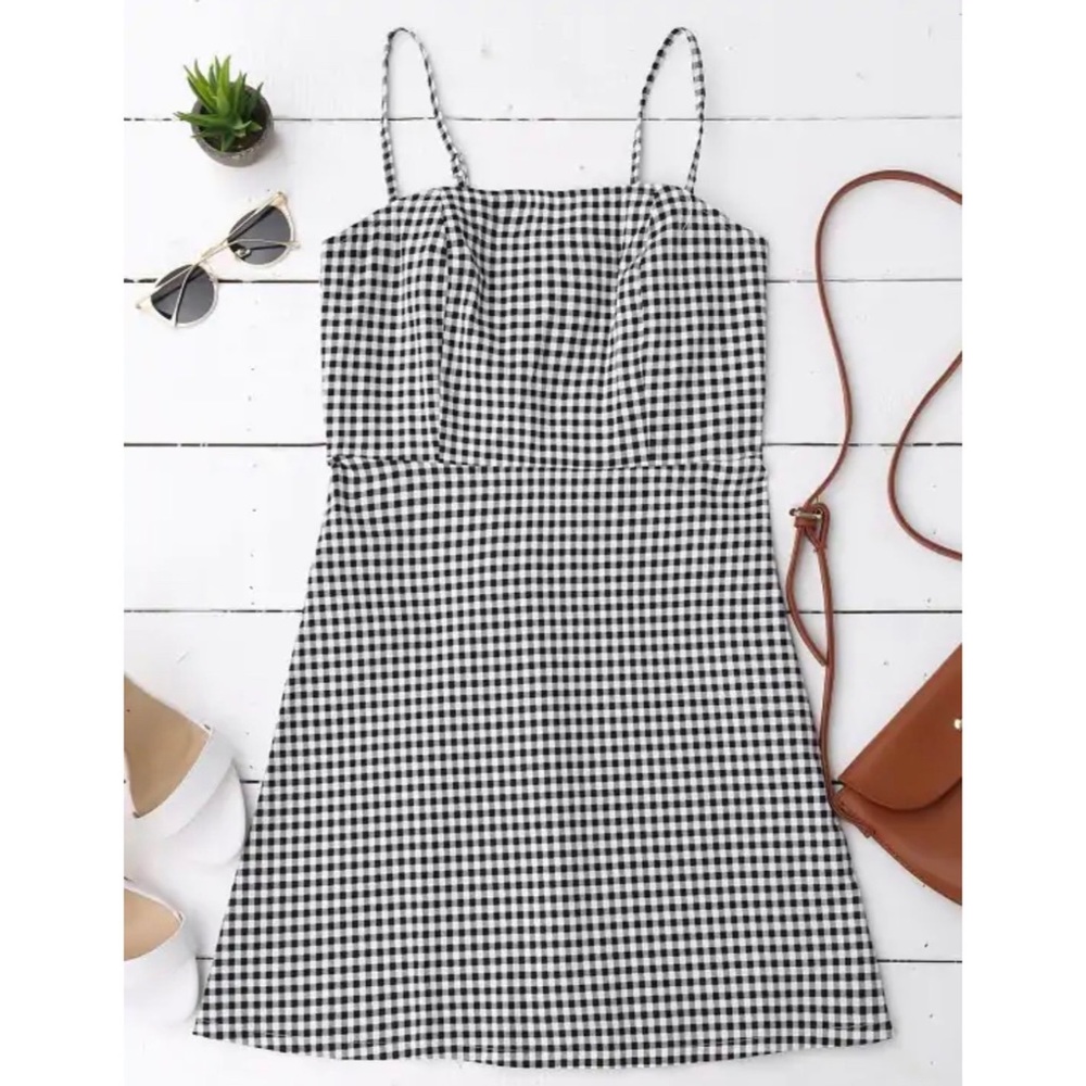 Checkered Mini Dress